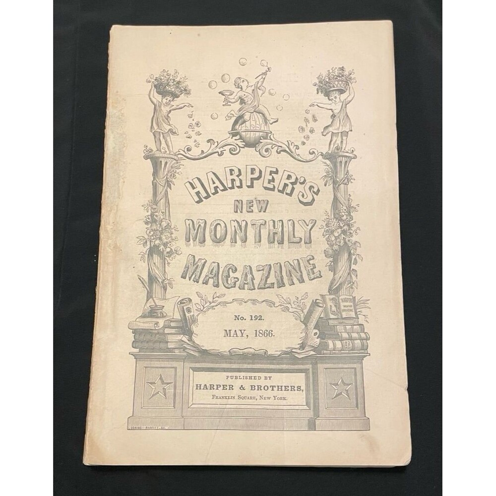 1866 May - Harpers New Monthly Magazine Interesting Historical Articles Africa